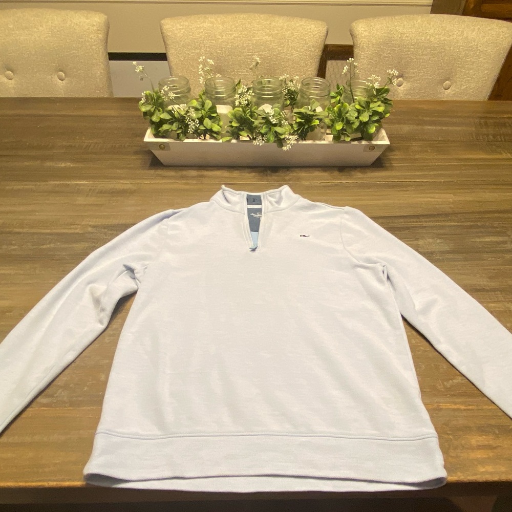 Vineyard Vines quarter zip long sleeve shirt.